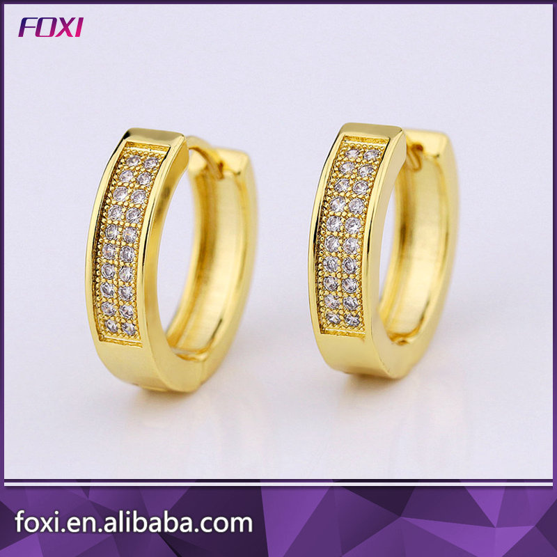 Wholesale Fashion Jewelry Pave Set CZ Cubic Zirconia Earrings
