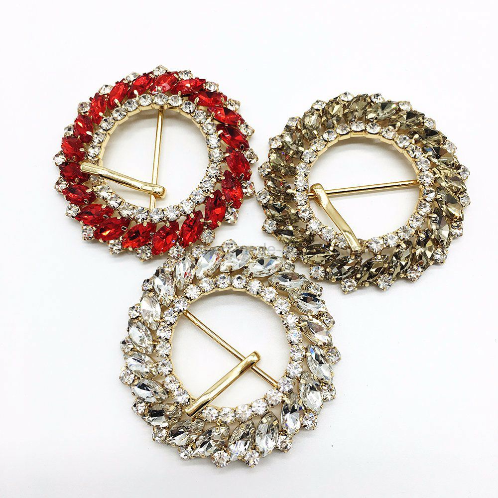 2017 New Crystal Stones Buckles for Belts Handbags