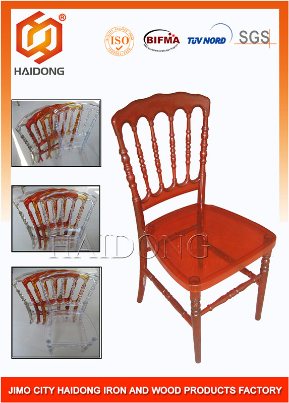 Resin Crystal Napoleon Wedding Chair