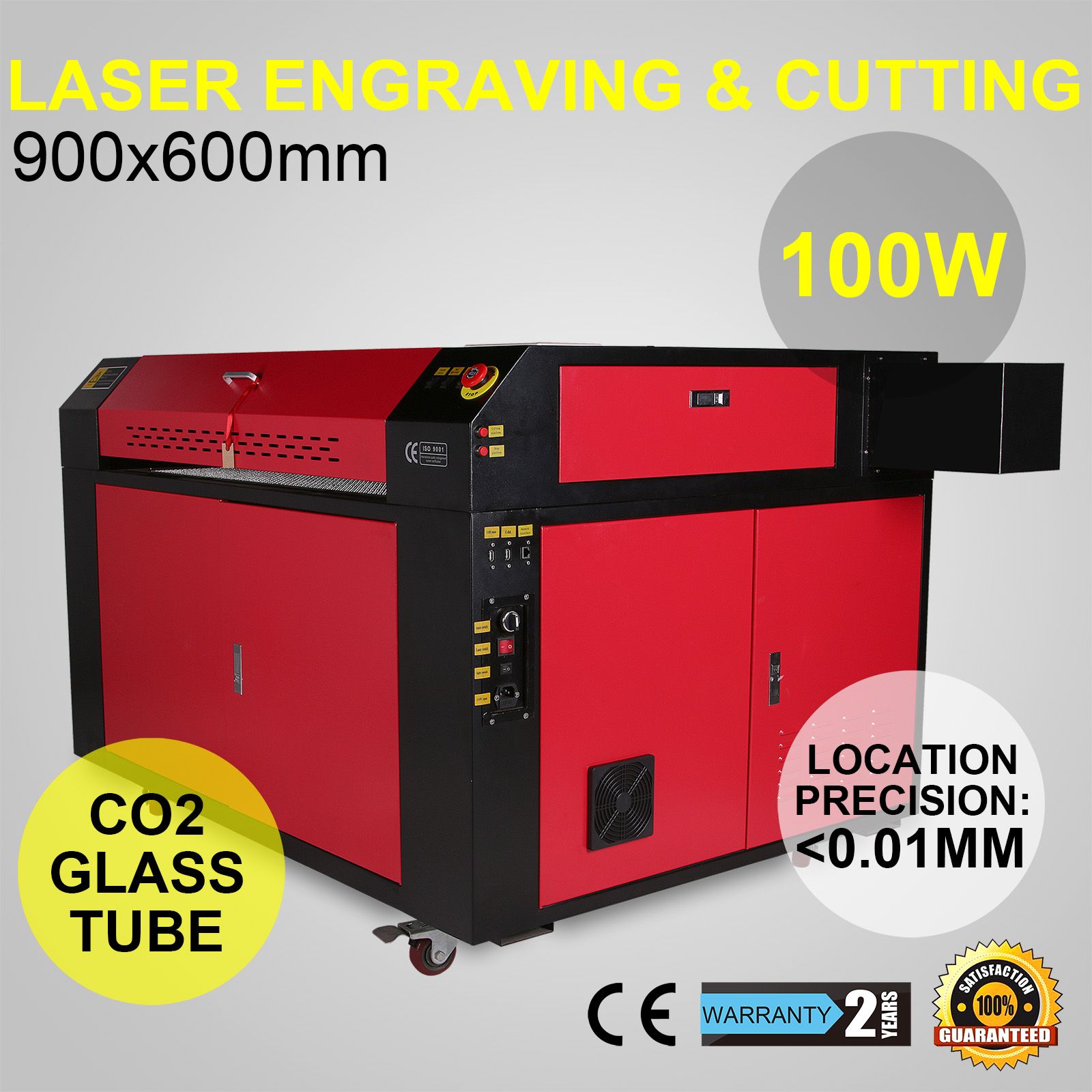100W CO2 Laser Engraving Engraver Machine