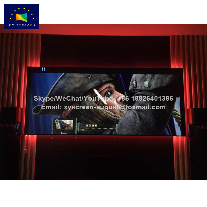 Ambient Light Not Black Diamond Edge Free Fixed Frame Projector Screen