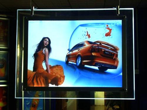 Acrylic Board Sheet Crystal Whilte/RGB Slim LED Light Box