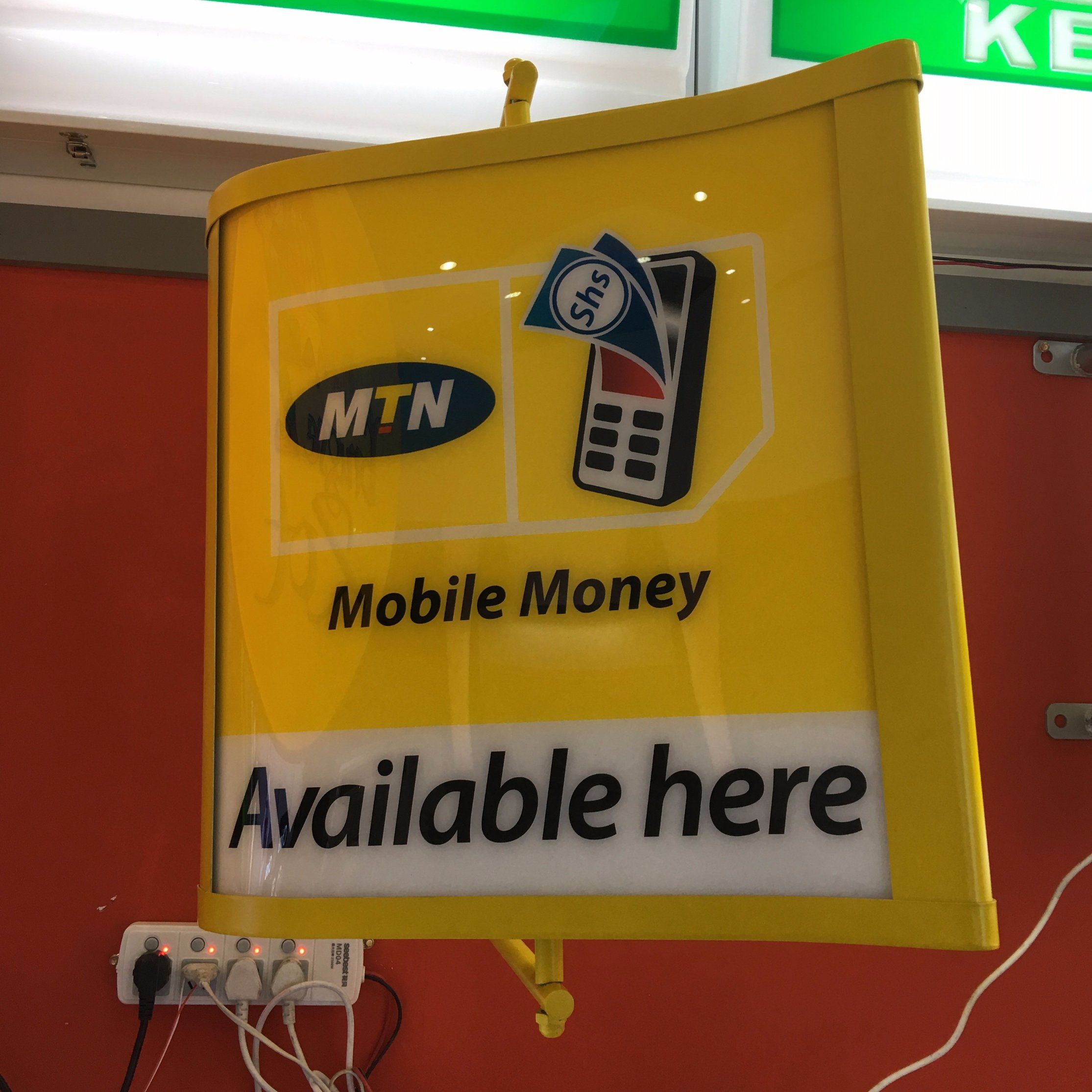 Airtel Square Rotating LED Light Box