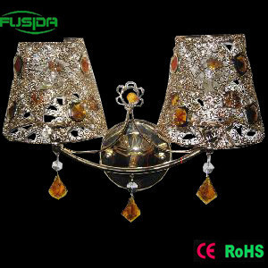 Home Gold Iron Shade Wall Lamp in Two Lamps (9287/2W)