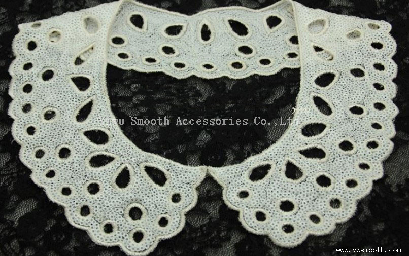 Sequin Pearl Decorate Lace Collars Clothes Appliques Dress Garment Accessories