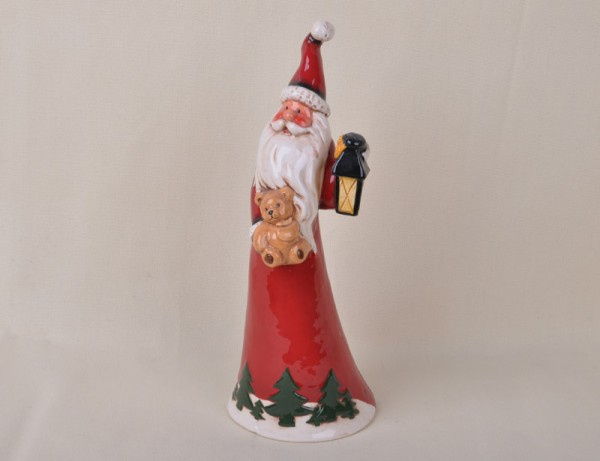 Ceramic Small Santa Christmas Ornaments