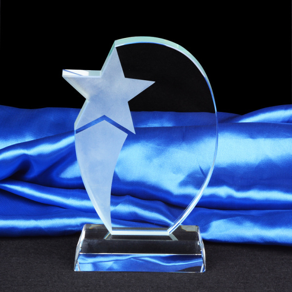 2107 Best Selling Cheap Crystal Glass Trophy Award for Wholesaler