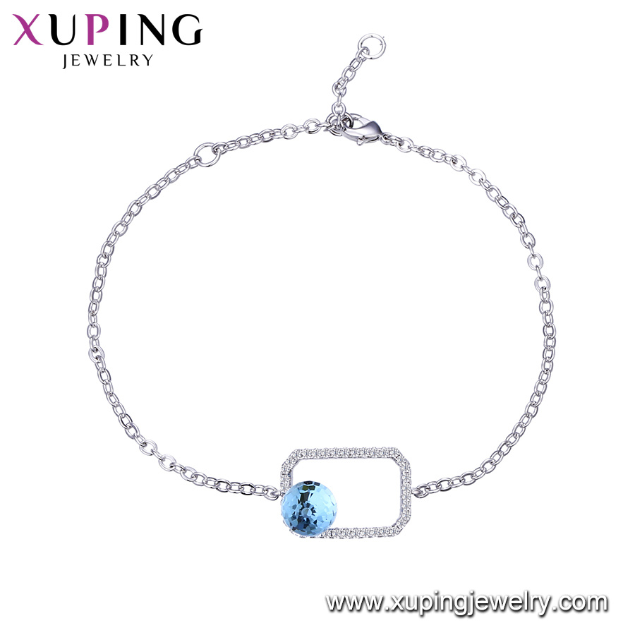 Wihte Colour Crystals From Swarovski Fashion Jewelry Charm Bracelet Turkish Stone Jewelry