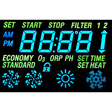 Alphanumeric Custom Va LCD Display with White Backlight