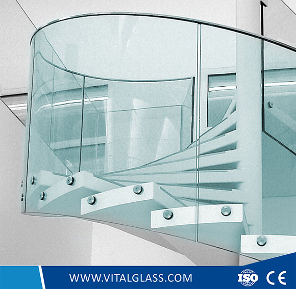 Canopy Glass/Balustrade Glass/Bent Tempered Glass/Laminated Glass/Colored Toughened Bulletproof Glass/Clear/Milk/White Laminated Glass