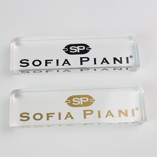 Acrylic Nameplates Plexiglass Logo Blocks Plastic Signs Acrylic Signage