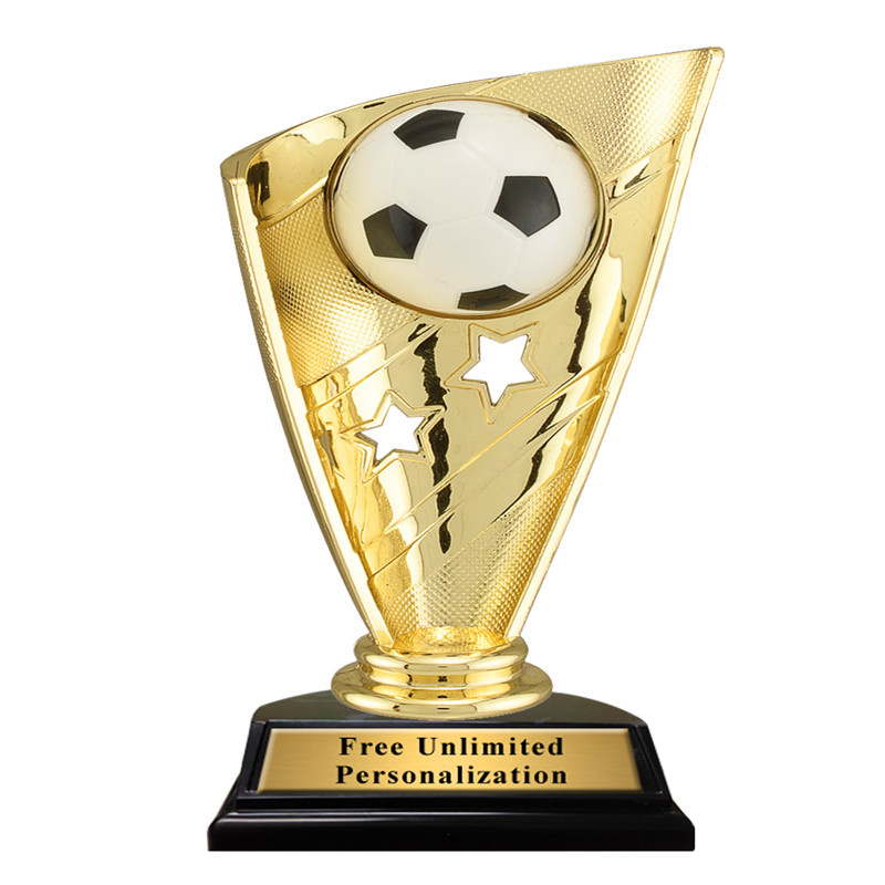 Customized Football Gold Trophy Gift