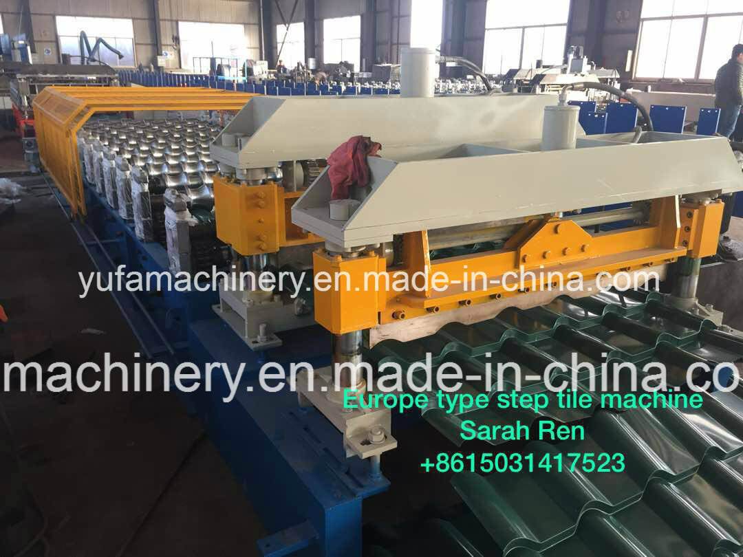 Lowest Price Free Installation Steel Glazed Tile Building Machine