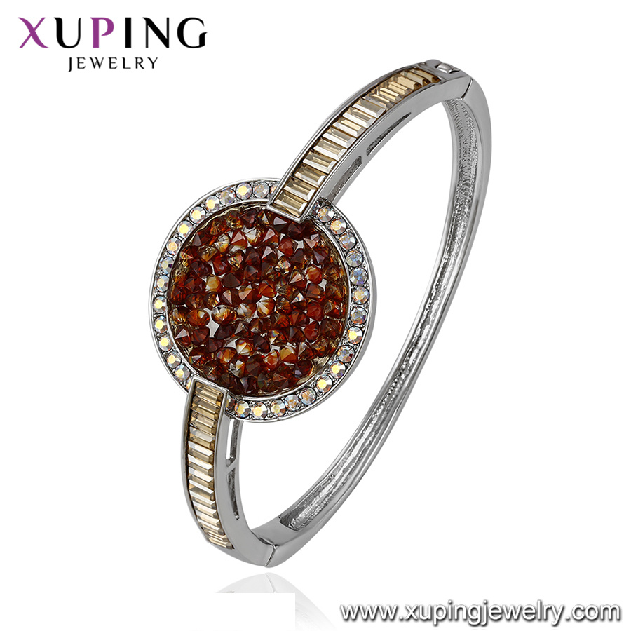 Bangle-236 Xuping Latest Design Daily Wear Bangle, Crystals From Swarovski Watch Bangle Jewelry
