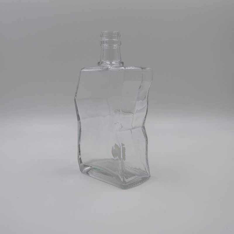500ml Clear Empty Wine Vodka Whiskey Glass Bottle for Liquor