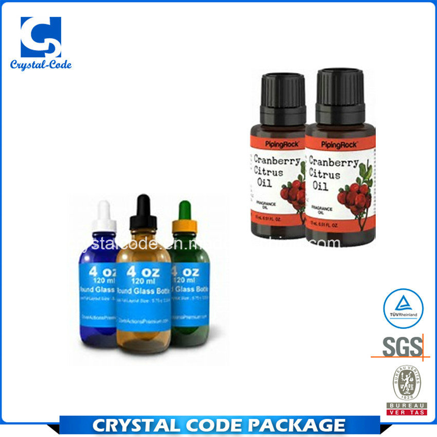 Ecological Custom 10ml Dropper Bottle Stickers Labels