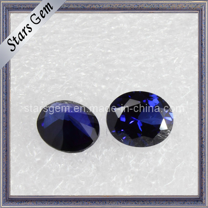 Beautuiful Dark Violet Oval Shape Cubic Zirconia