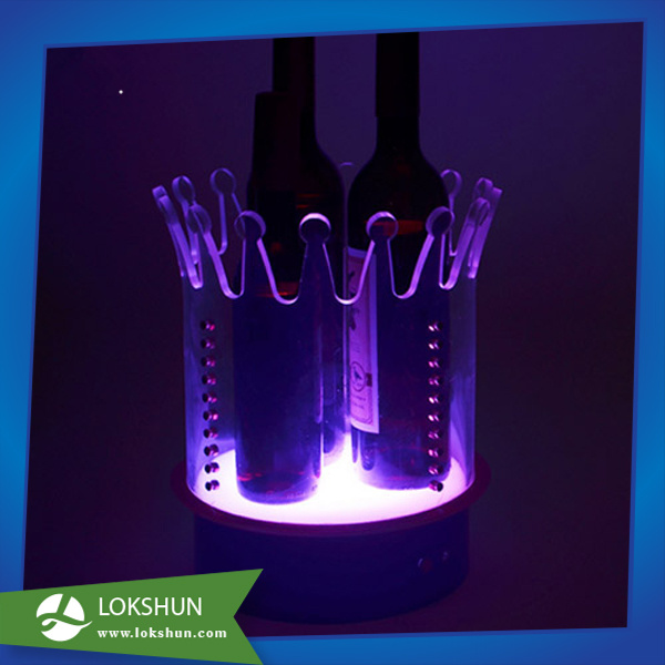 OEM Illuminated Acrylic Wine Display Holder