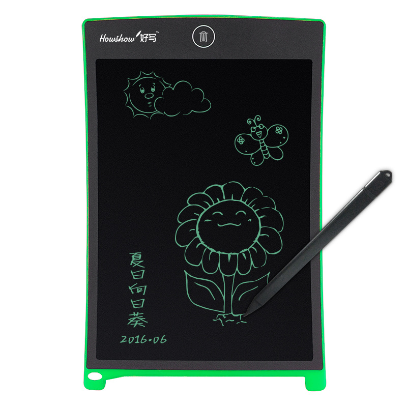 Howshow Magnetic Fridge Message Whiteboard 8.5 Inch LCD Drawing Board