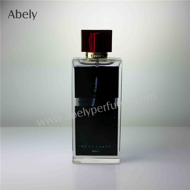 Best-Selling Square Glass Perfume Bottle with Inside Lacquering Polished
