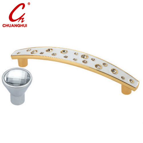 Furniture Cabinet Handle or Pull with Crystal