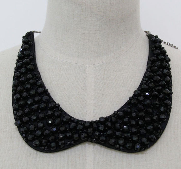 Fashion Jewelry Crystal Chunky Choker Necklace (JE0054-2)