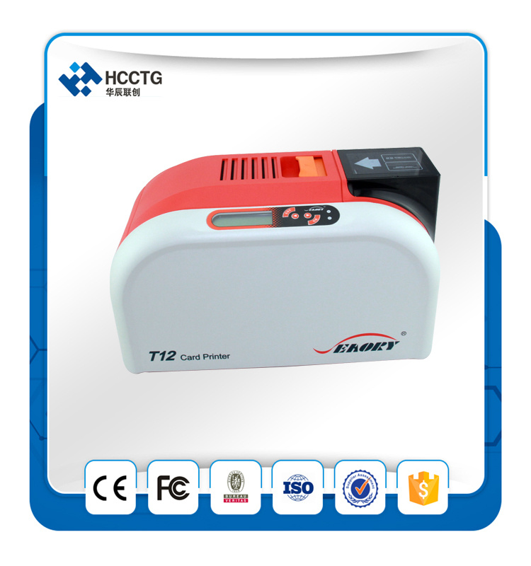 High Speed Plastic ID Smart Card Printer T12 PVC Card Printer