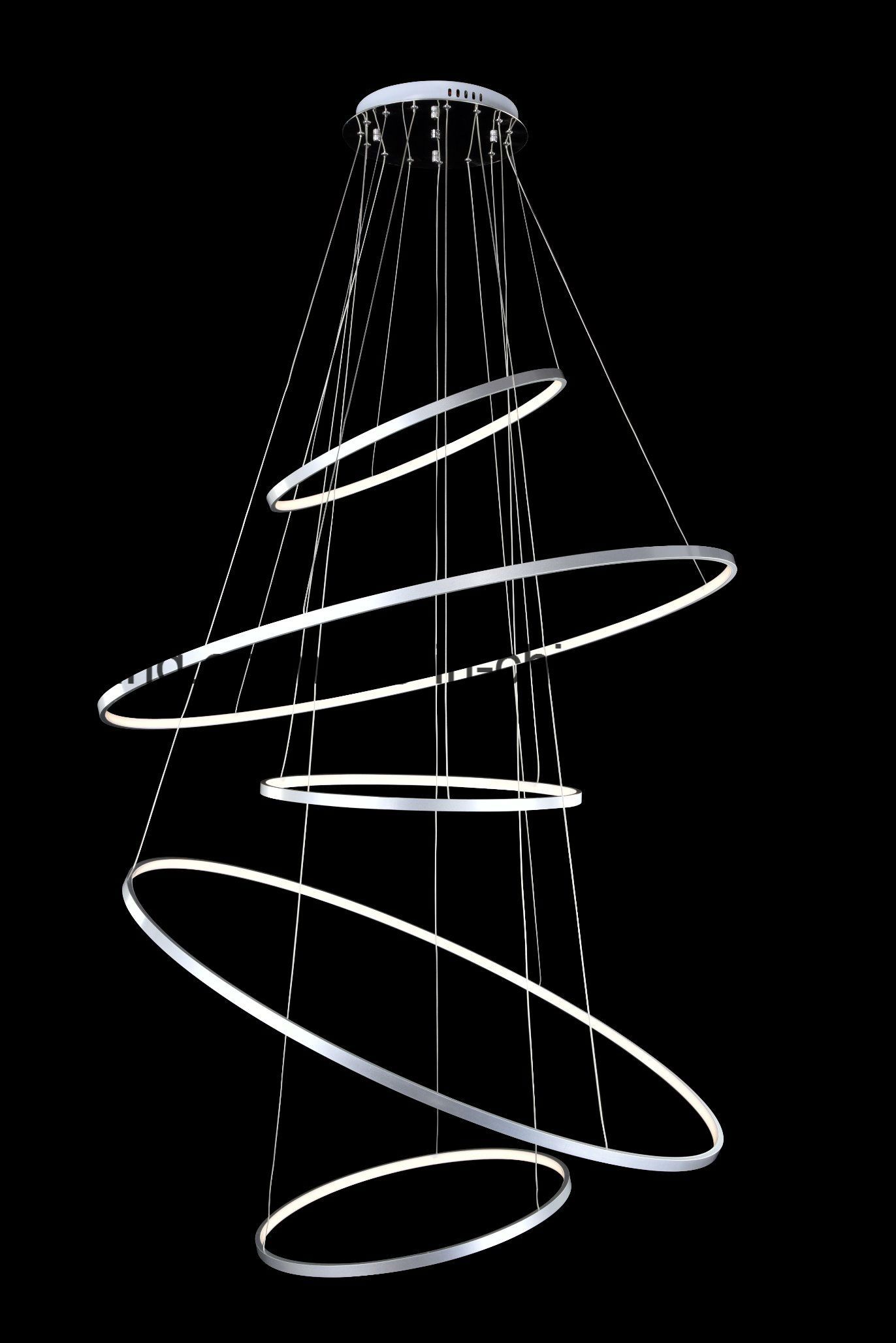 Five Rings Fashionable Acrylic LED Modern Pendant Light (AQ-66036-5L)