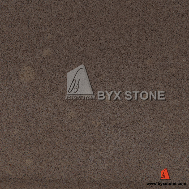 Brown Lagos Crystal Quartz Slab for Countertop, Tile
