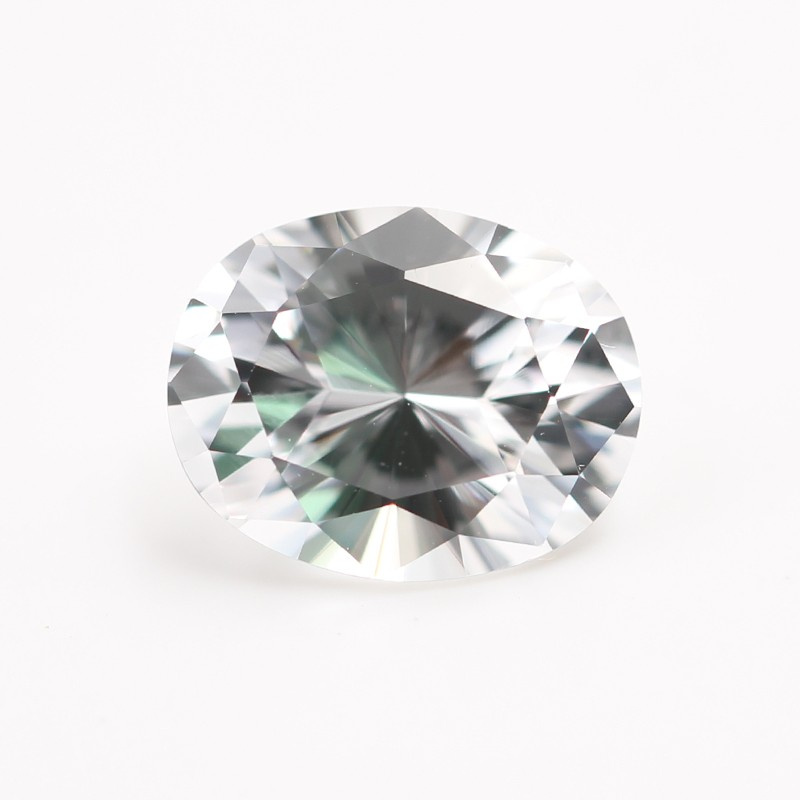 Lab Created Pretty Color Oval Brilliant Cut 57 Facets Synthetic Corundum Gemstone