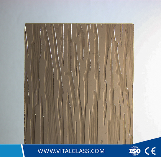 Bronze Patterned Glass/Figured Glass/Fylfot/Ripple Tinted Float Glass