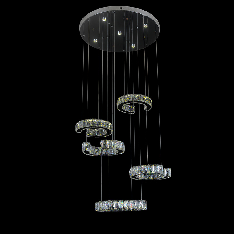 LED Crystal Chandelier Modern LED Pendant Lamp