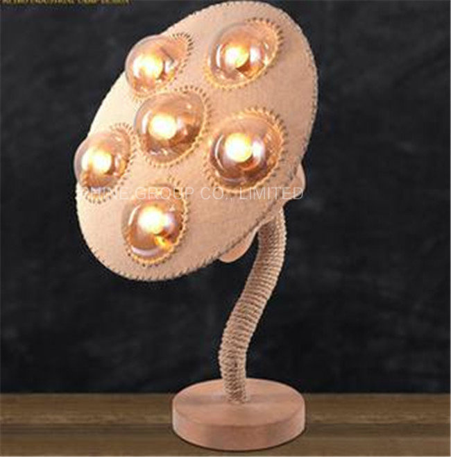Table/Desk Lighting with Rope for Bedside or Study Decoration