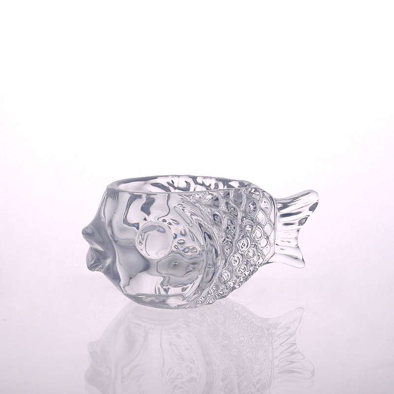 Fish Shaped Crystal Candle Jar