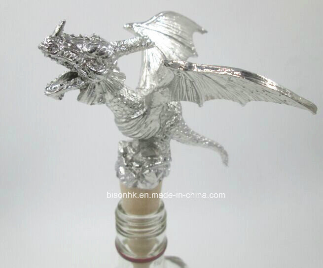 Metal Craft Wine Bottle Stopper, Silver Wine Bottle Stopper