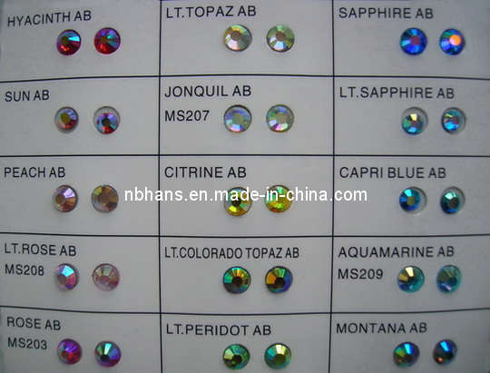 Fashion Hot Fix Stone Multi Color