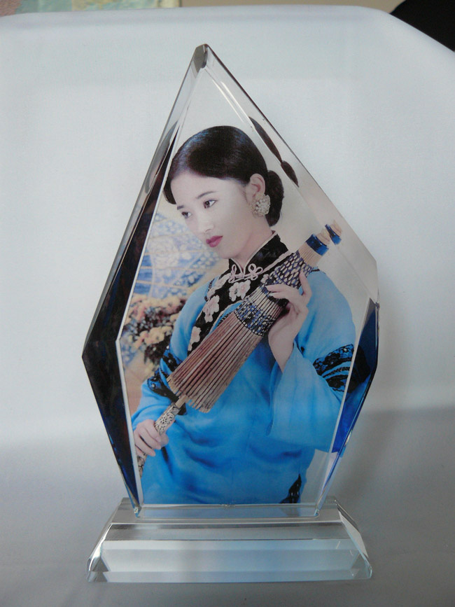 New Arrival Photo Pringting Crystal Portrait Frame