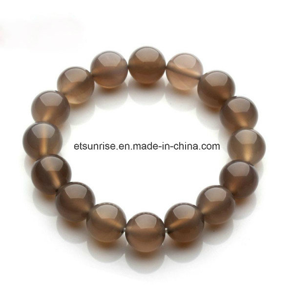 Fashion Natural Crystal Tiger Eye Amethyst Beaded Jewelry Chakra Bracelet Bangle