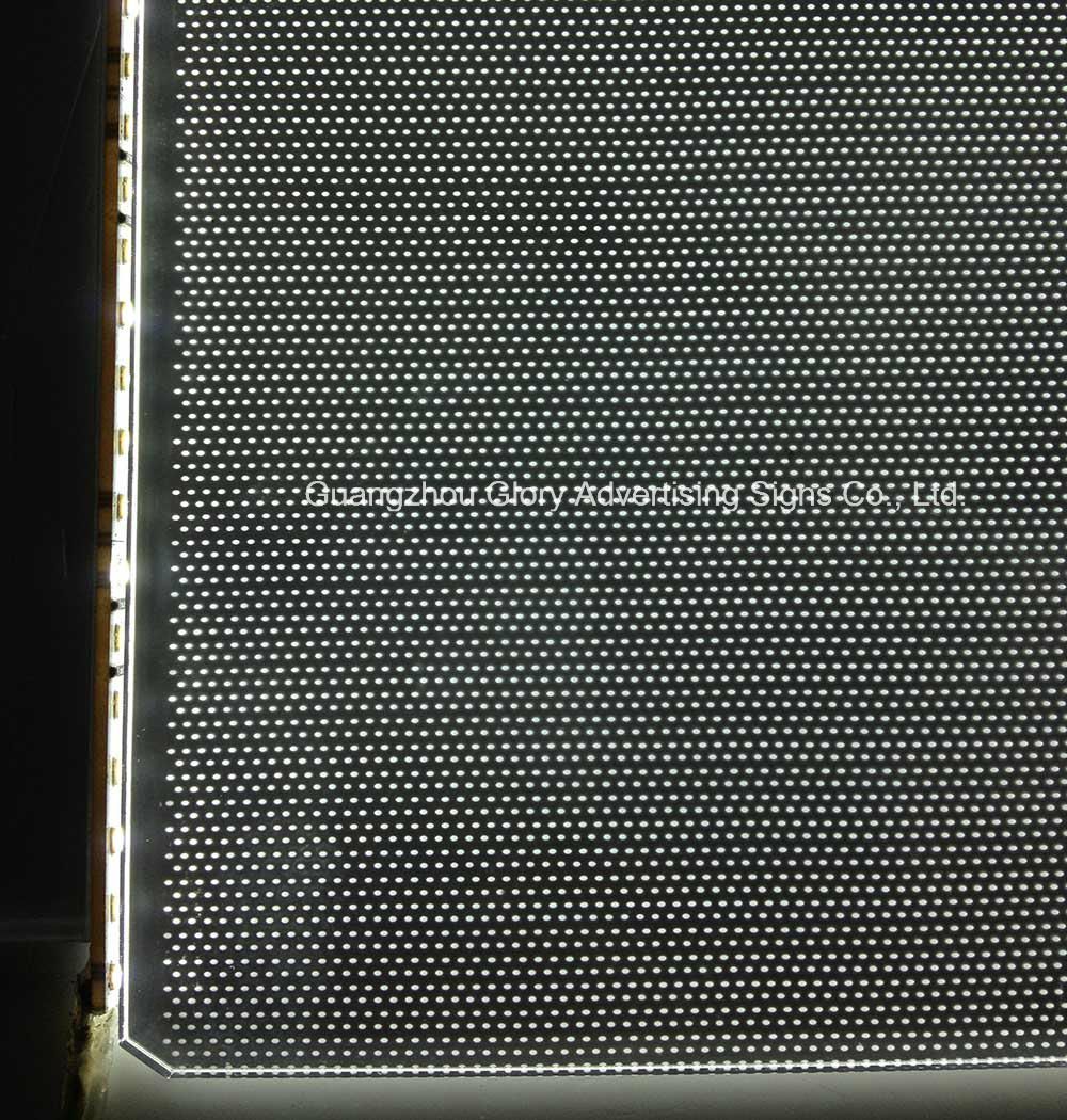 100% Virgin Material Mitsubishi Acrylic LED Lighting Sheet