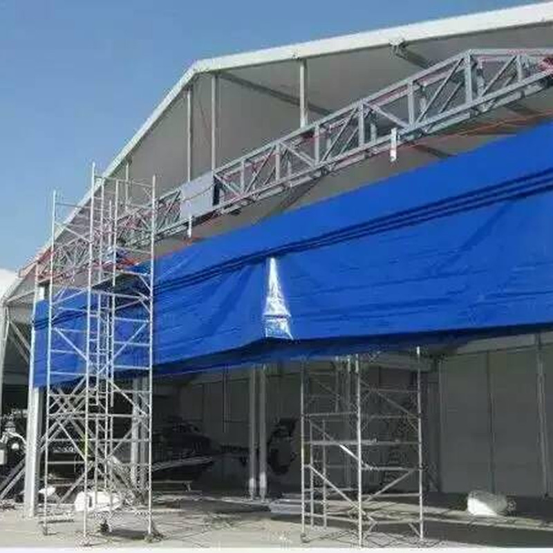 Mega Shipyard Door PVC Fabric Lifting Folding up