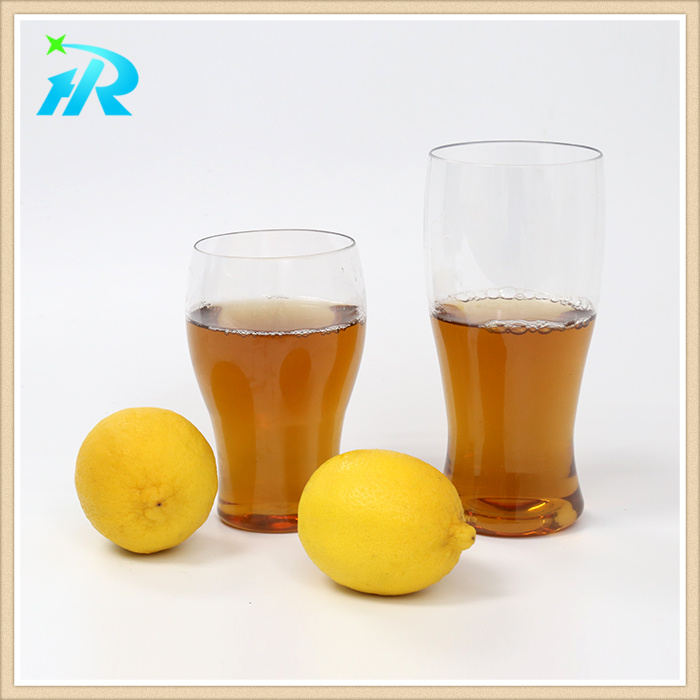 300ml Drinking Bohemia Crystal Glassware Plastic Beer Glass