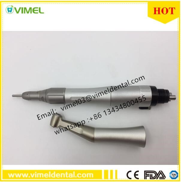 Dental Low Speed Handpiece Kit Straight Contra Push Air Motor