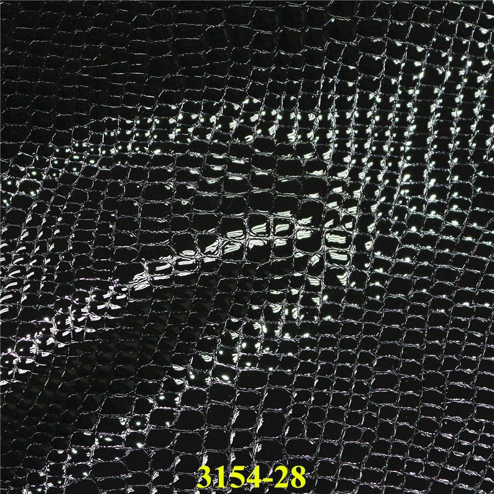 Hot Selling Crystal-Like Crocodile PU Material Bag Leather