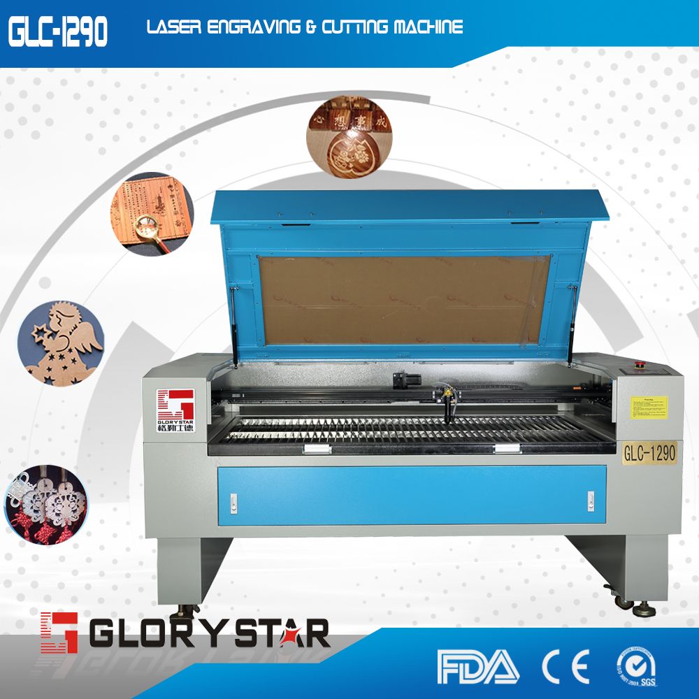80W Glass Tube Laser Cutting and Engraving Machine for Cloth