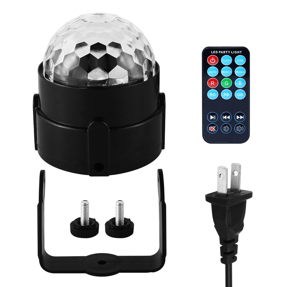 Auto RGB Magic Ball Rotating Disco LED Stage Light