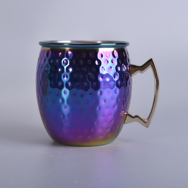 2017 Latest Metal Candle Vessel