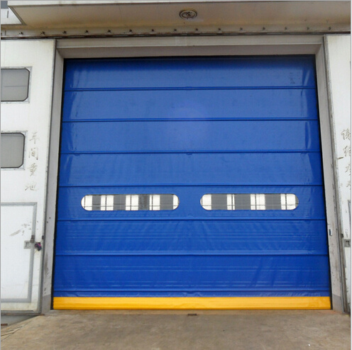 Exterior Wind Proof Zipper Self-Repair PVC Fast Rolling Shutter Rapid Door