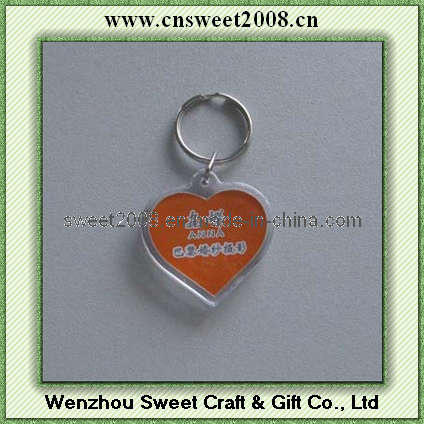 Custom Printing Heart Shape Keychain (KYC23053)