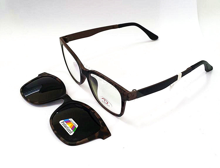 Vintage Magnet Clip on Glasses on Optical Frame