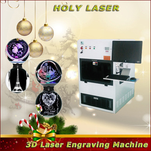 Holylaser New Model 3D Laser Engraver for Crystal Photo